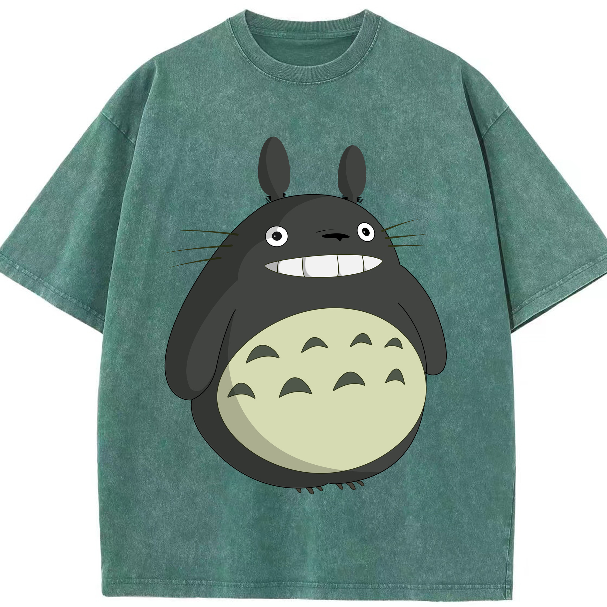（画像用） となりのトトロ 草壁メイ 草壁サツキ My Neighbor Totoro Satsuki Kusakabe Mei Kusakabe 綿100% ヴィンテージ風 半袖Tシャツ（フロントプリント）